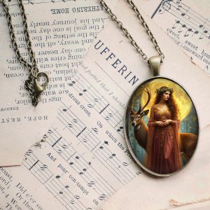 Artemis Handcrafted Glass Pendant