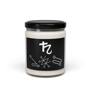 Saturn Magick Saturday Astrological Capricorn Aquarius Soy Candle, 9oz