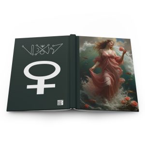 Venus Waves Hardcover Journal - Matte Finish