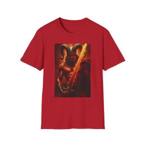 Epic Demon Warrior T-Shirt | Unisex Softstyle Graphic Tee