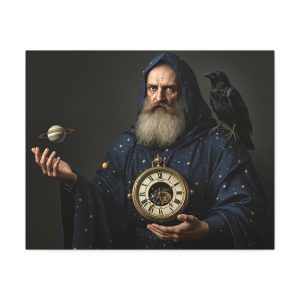 Mystical Saturn Canvas Wall Art