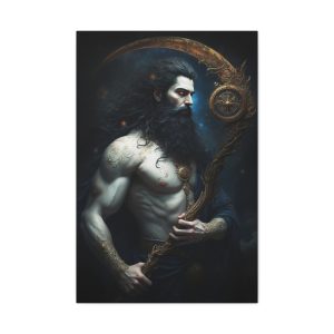 Melancholy Saturn Canvas Wall Art