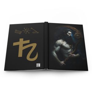 Melancholy Saturn Hardcover Journal – Matte Finish