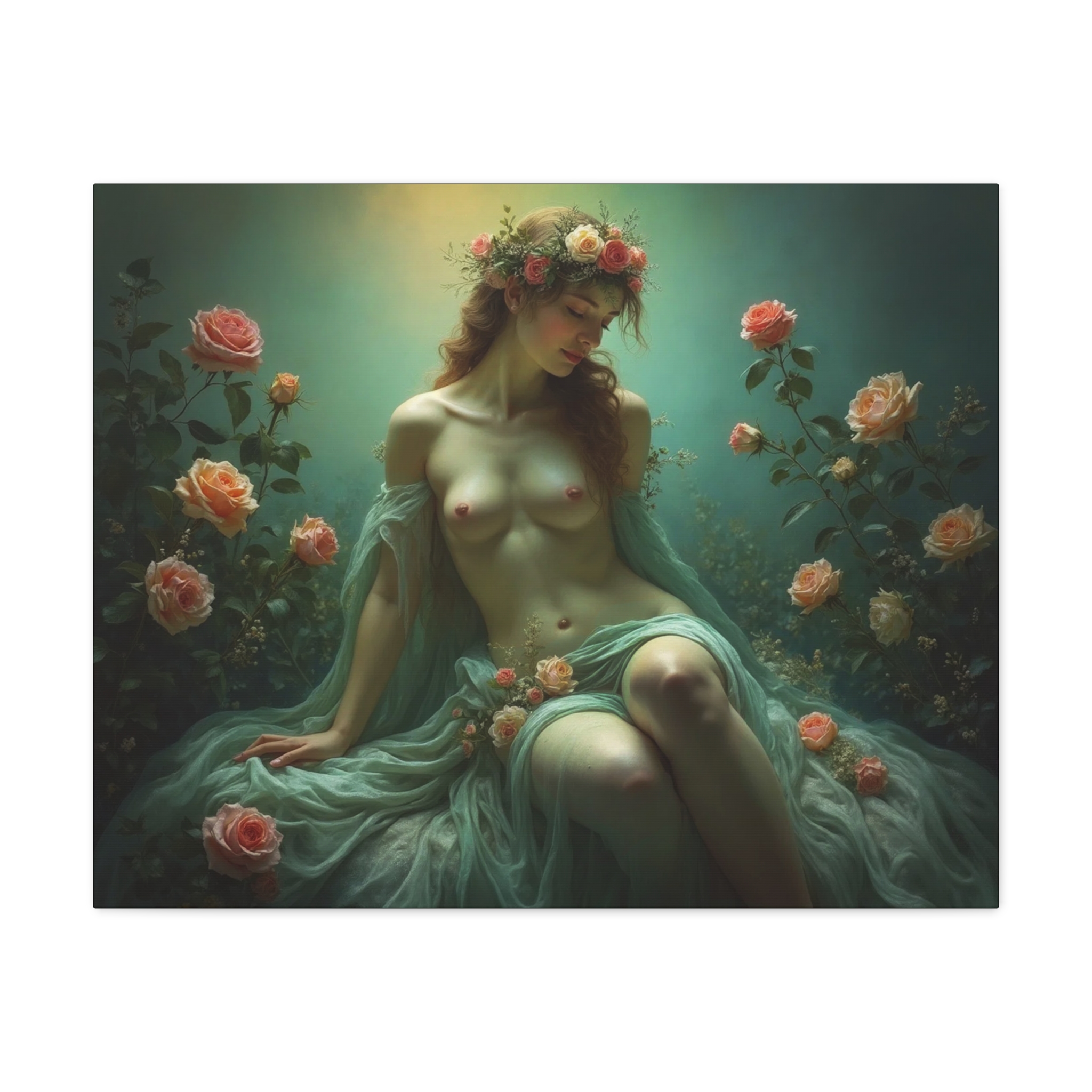Classic Venusian Nude Canvas Wall Art