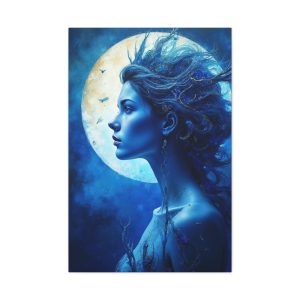 Moon Goddess Canvas Wall Art