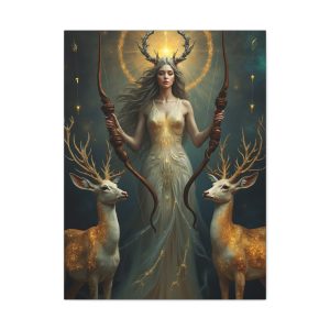 Artemis the Huntress Canvas Wall Art