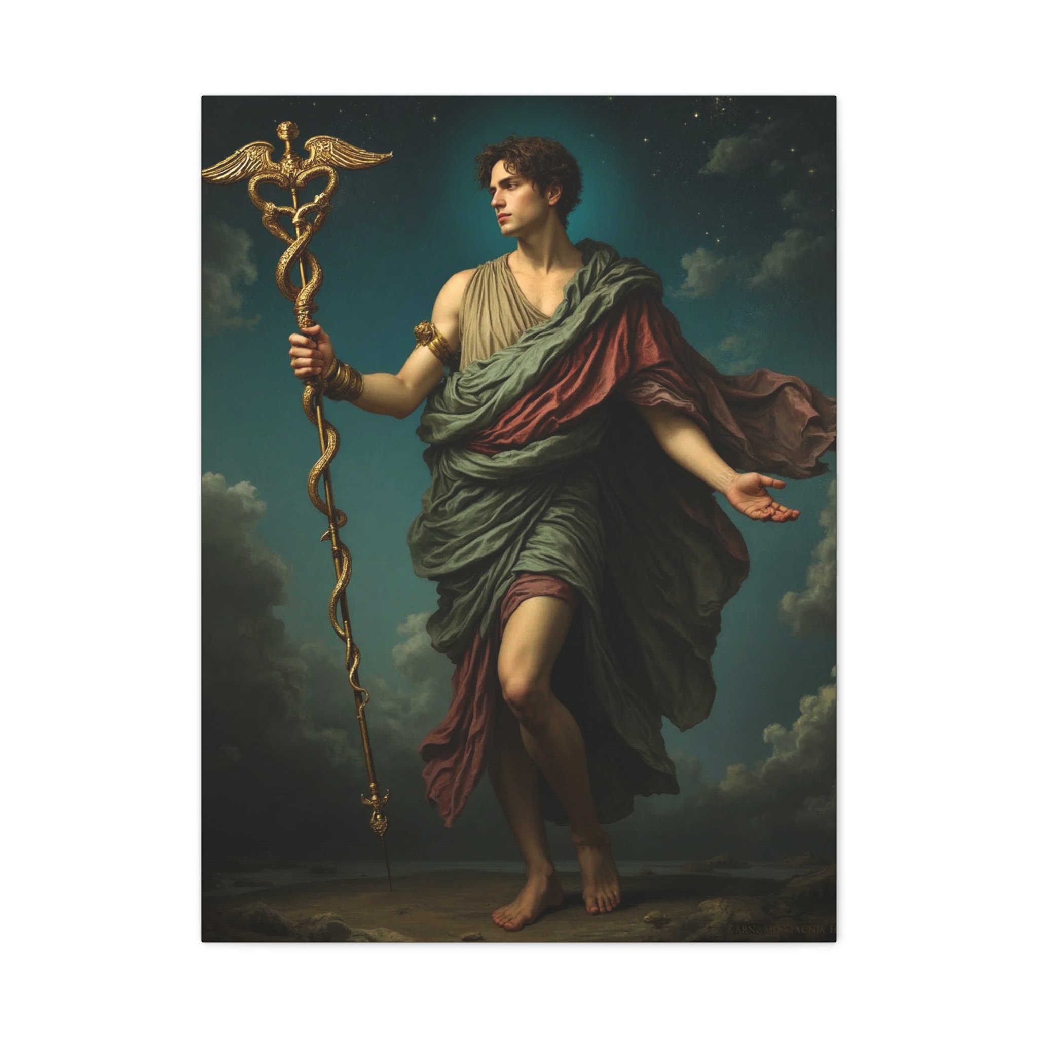 Classic Mercury Canvas Wall Art