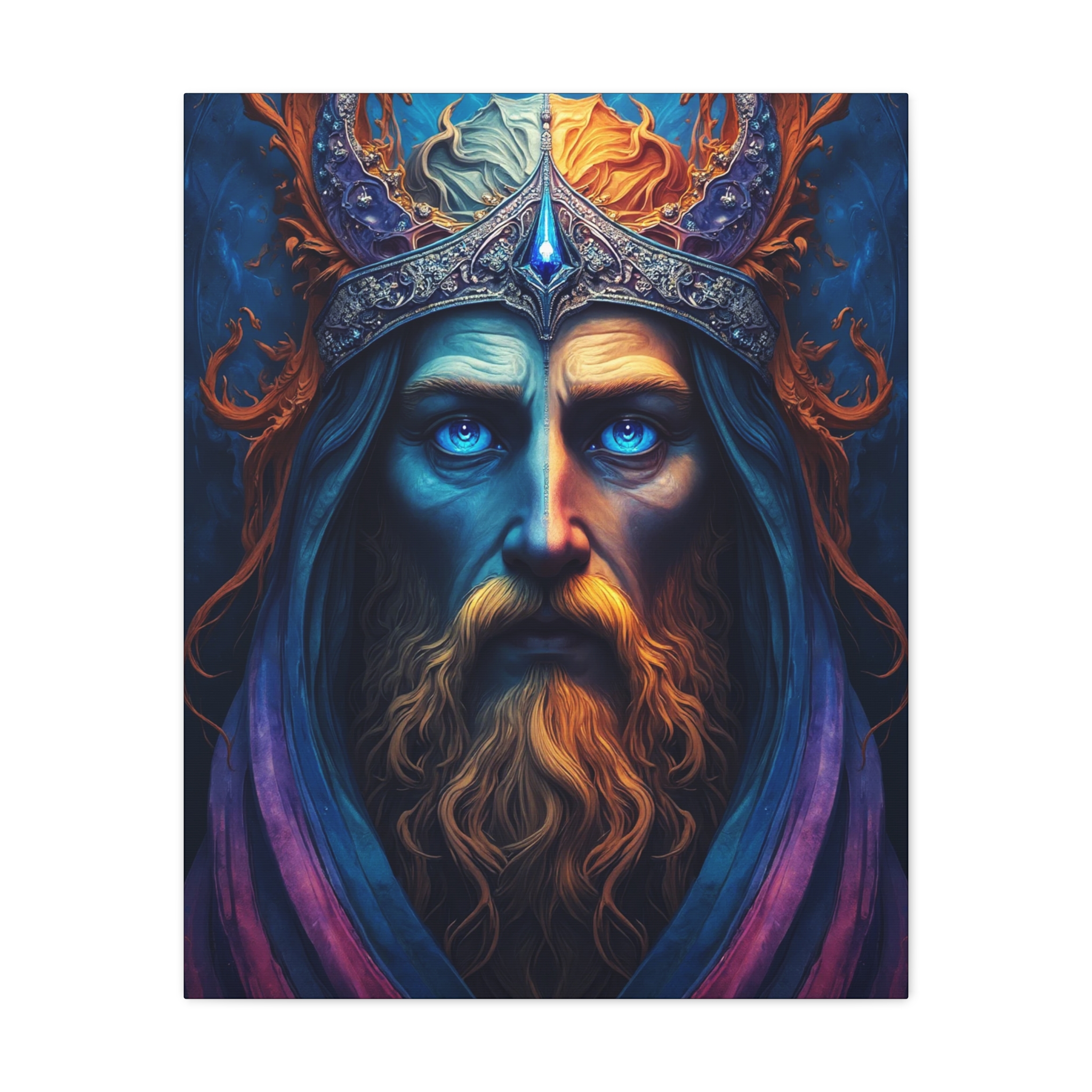 The Gaze of Jupiter Canvas Wall Art