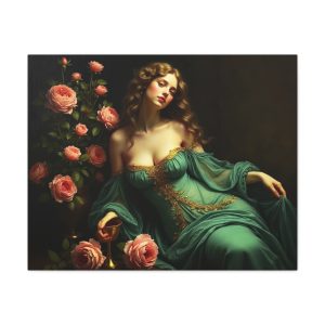 Venus Lounging Canvas Wall Art