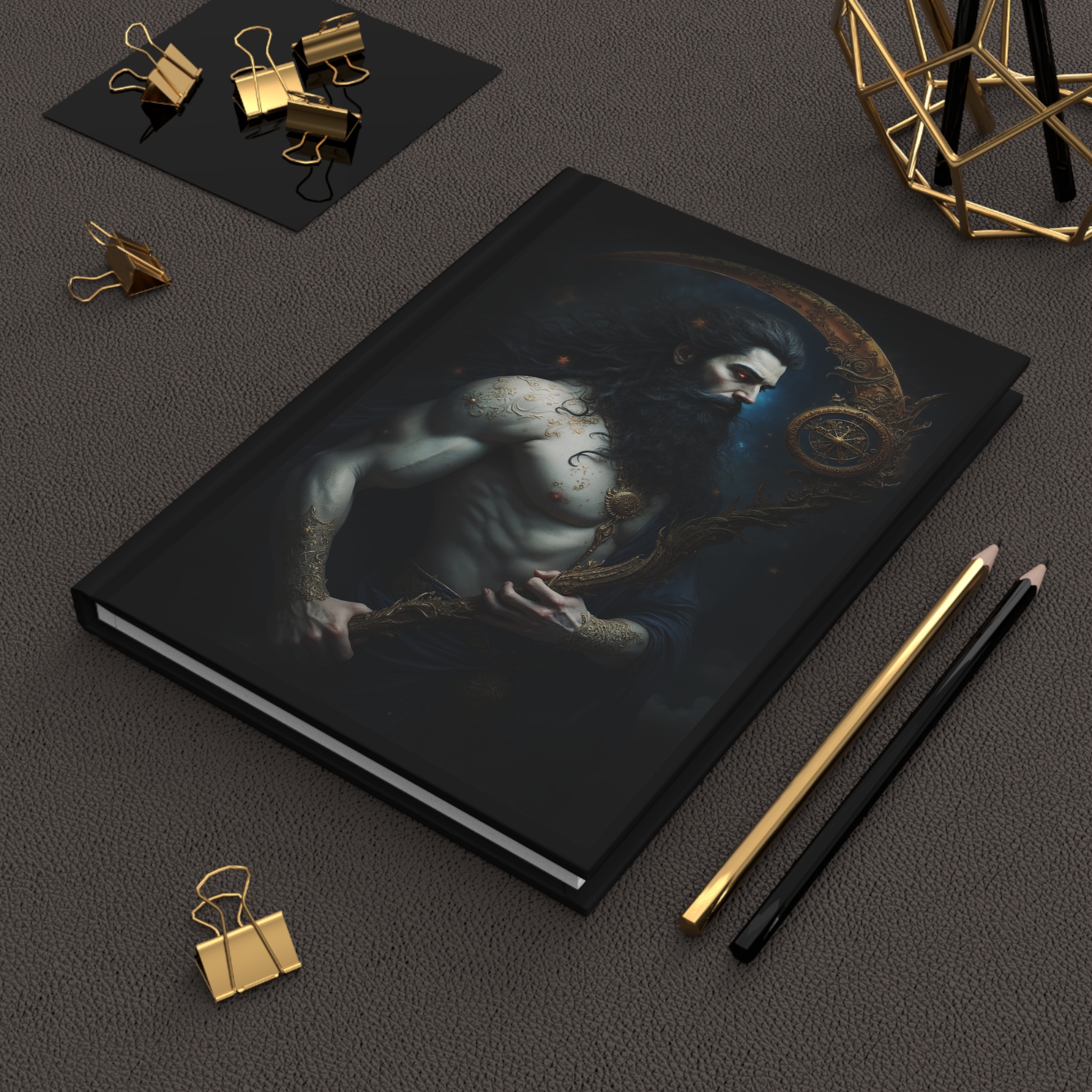 Melancholy Saturn Hardcover Journal – Matte Finish - Image 2