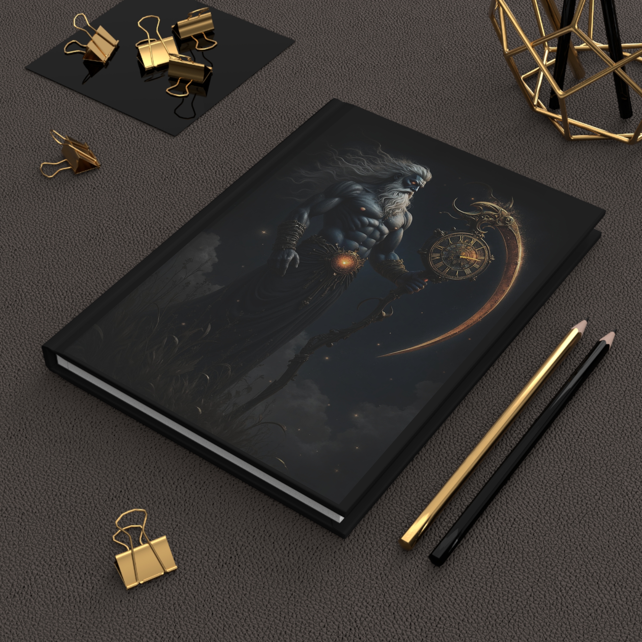 Father Saturn with Scythe Hardcover Journal - Matte Finish - Image 2
