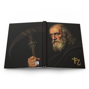 Renaissance Saturn with Scythe Hardcover Journal