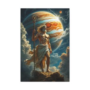 Jupiter with Jupiter Canvas Wall Art
