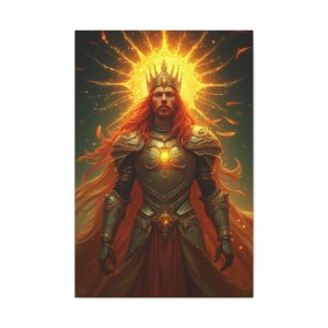Sun God Canvas Wall Art