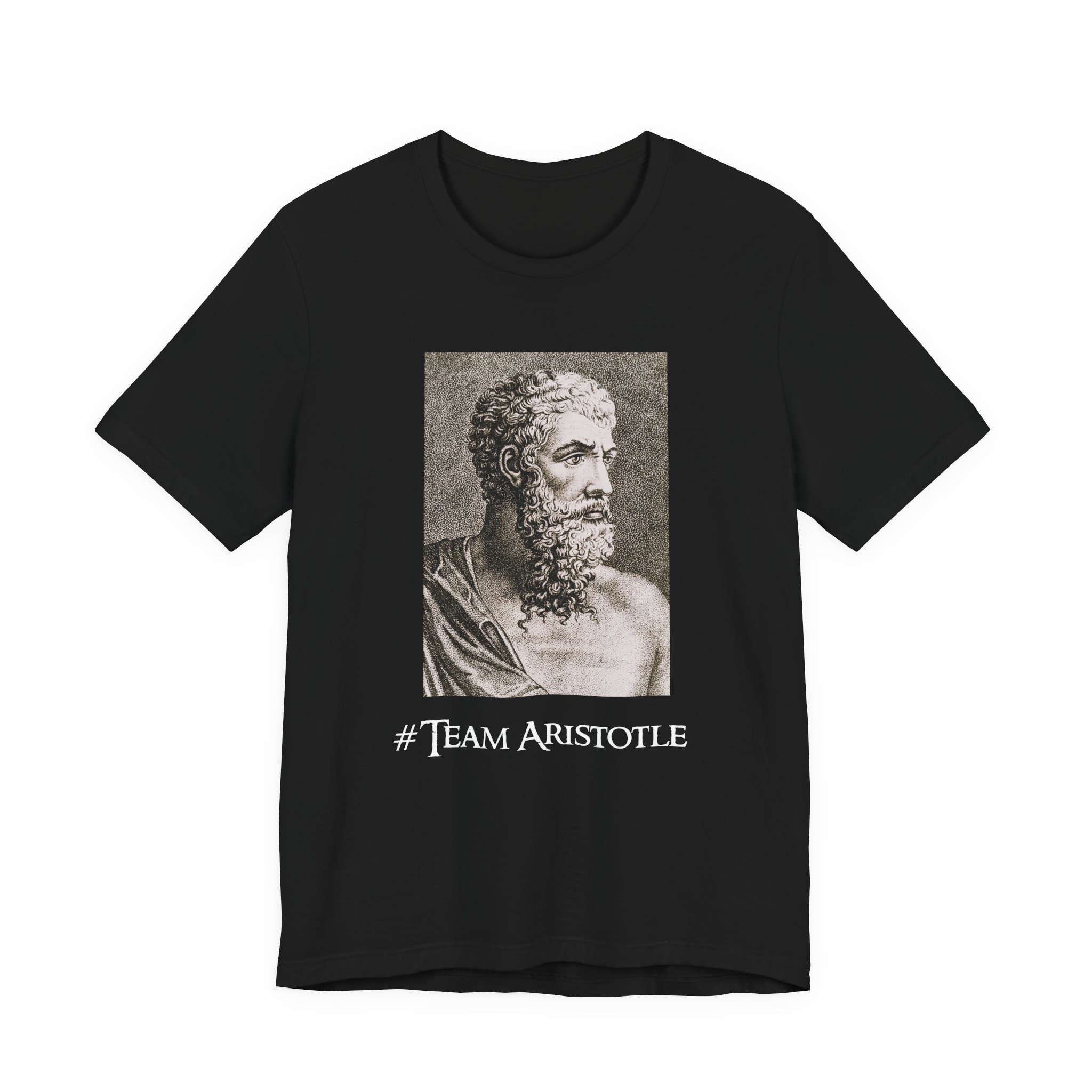 Esoteric Team Aristotle Philosophy Tee, Unisex Short Sleeve Top, Esoteric Gift, Philosophy Lover Shirt - Image 3