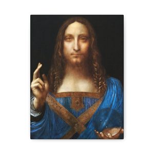 DaVinci Holy Art Canvas Print, Religious Wall Decor, Stretched Art, Home Decoration, Spiritual Gift, Art Collector's Piece