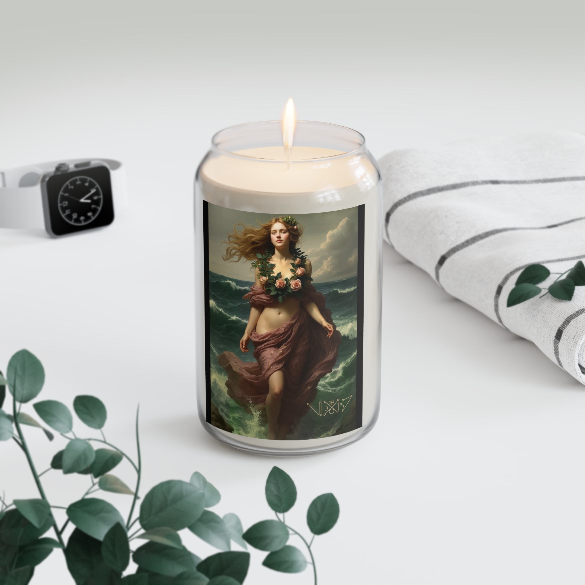 Venus Candle with Sigils for Astro Magick Friday Portrait Candle | Soy Candle 13.75oz - Image 2