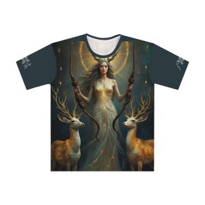 Artemis Moonlight Goddess T-Shirt with Sigils