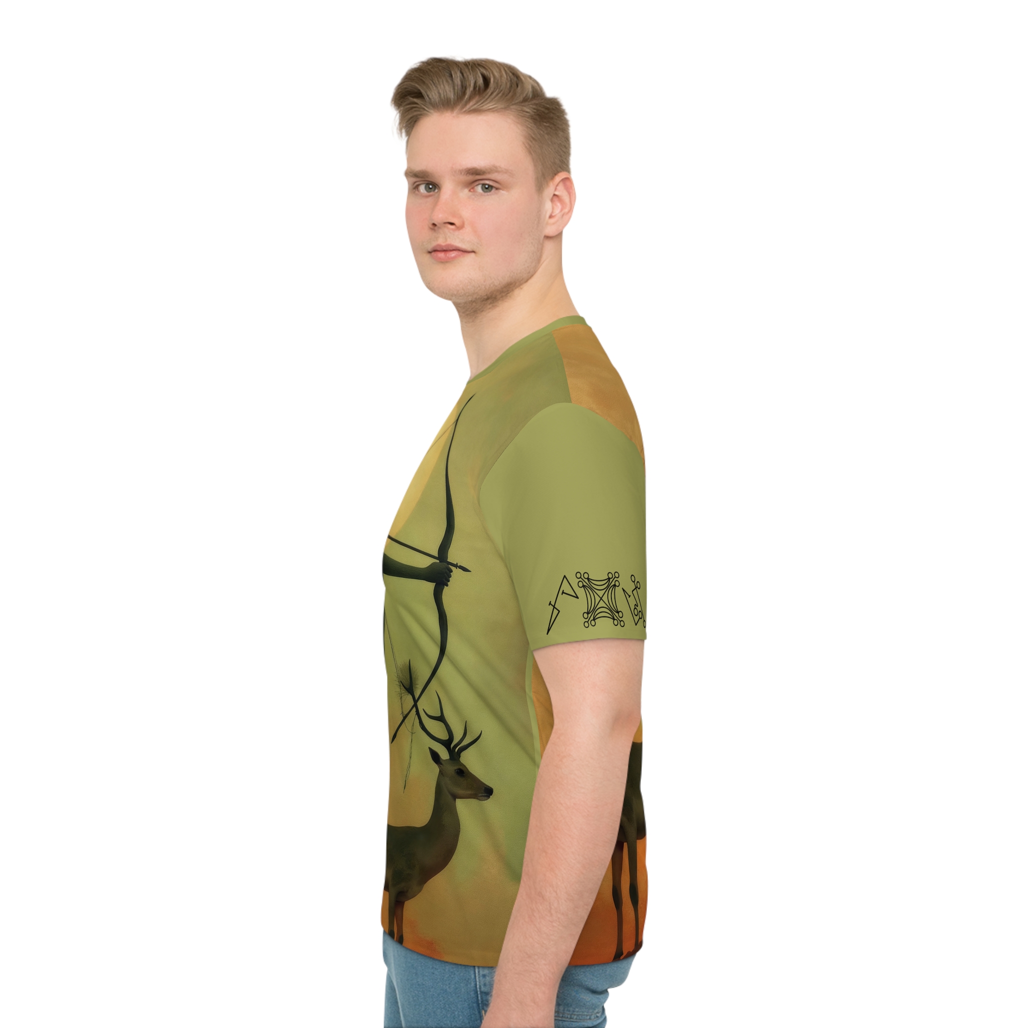 Modern Artemis Moonlight Goddess T-Shirt with Moon Sigils - Image 6
