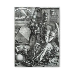 Durer's Melancholia Matte Canvas Wall Art, Artistic Print, Vintage Decor, Gift for Art Lovers, Unique Wall Decor