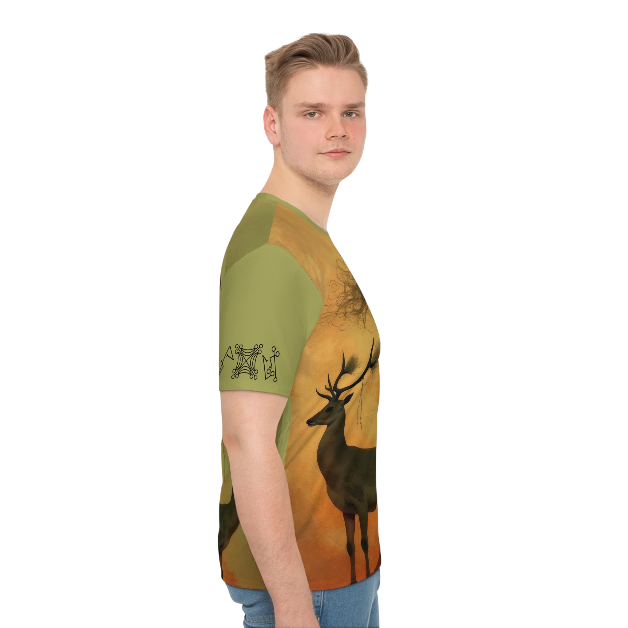 Modern Artemis Moonlight Goddess T-Shirt with Moon Sigils - Image 5