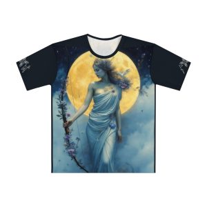Blue Artemis Moonlight Goddess T-Shirt